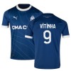 Camiseta de fútbol Olympique de Marseille VITINHA 9 Segunda Equipación 23-24 - Hombre